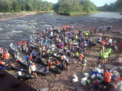 Hundreds of Volunteers Remove River Trash During Low Water Conditions in Raccoon Rivers